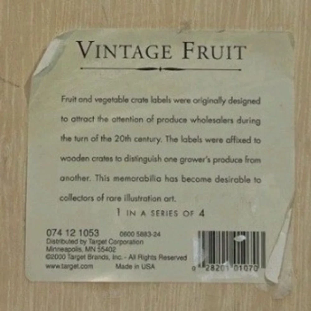 Vintage Retro Orangedale Sunflower Valencias Wood Crate Label Wall Art Plaque‎